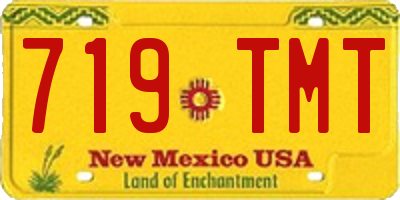 NM license plate 719TMT