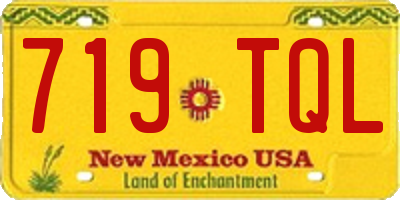 NM license plate 719TQL
