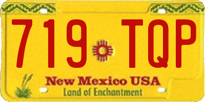 NM license plate 719TQP