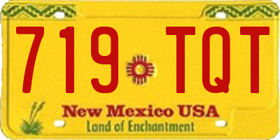 NM license plate 719TQT