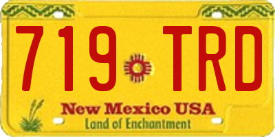 NM license plate 719TRD