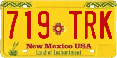 NM license plate 719TRK