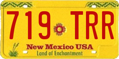 NM license plate 719TRR