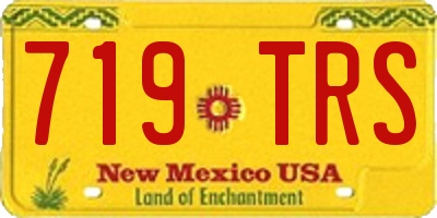 NM license plate 719TRS