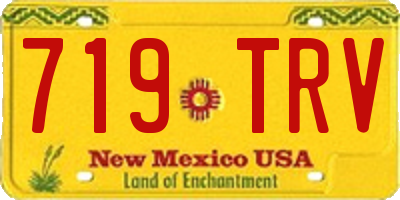 NM license plate 719TRV