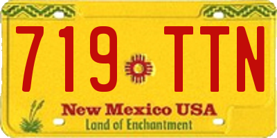 NM license plate 719TTN