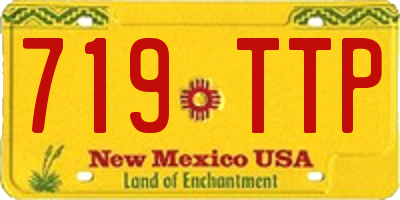 NM license plate 719TTP