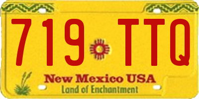 NM license plate 719TTQ