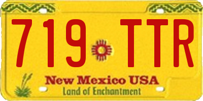 NM license plate 719TTR