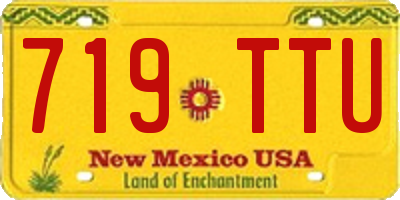 NM license plate 719TTU