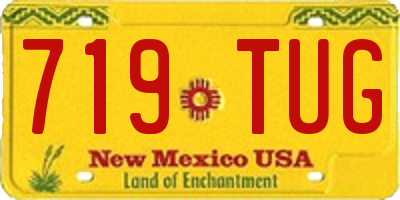 NM license plate 719TUG