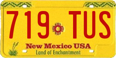 NM license plate 719TUS