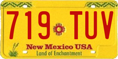 NM license plate 719TUV