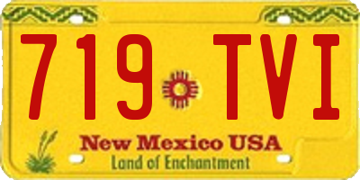 NM license plate 719TVI