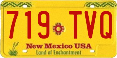 NM license plate 719TVQ