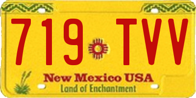 NM license plate 719TVV