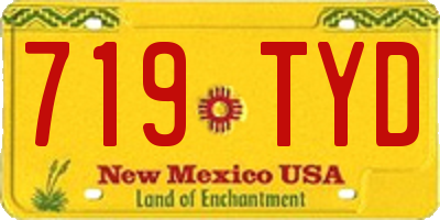 NM license plate 719TYD