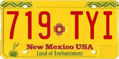 NM license plate 719TYI