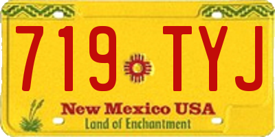 NM license plate 719TYJ