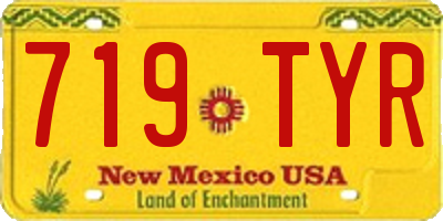 NM license plate 719TYR