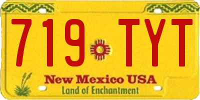 NM license plate 719TYT