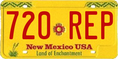 NM license plate 720REP
