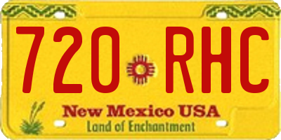 NM license plate 720RHC