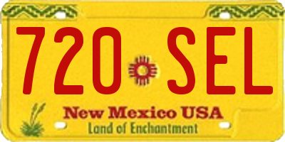 NM license plate 720SEL