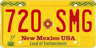 NM license plate 720SMG