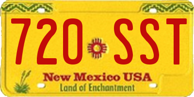 NM license plate 720SST
