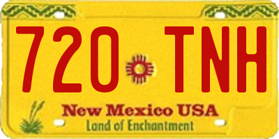 NM license plate 720TNH