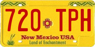 NM license plate 720TPH