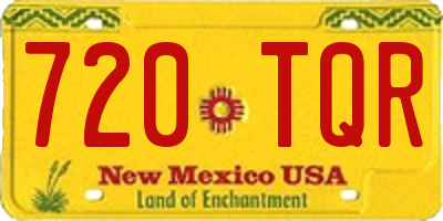 NM license plate 720TQR