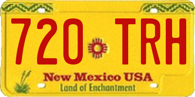 NM license plate 720TRH