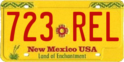 NM license plate 723REL