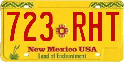 NM license plate 723RHT