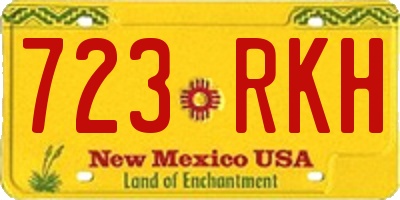 NM license plate 723RKH