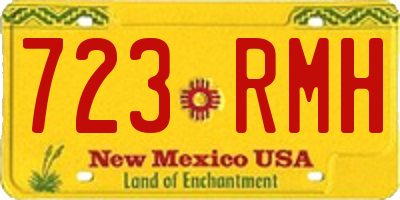 NM license plate 723RMH