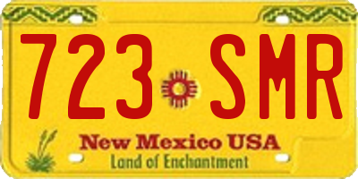 NM license plate 723SMR