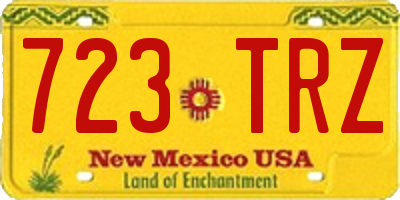 NM license plate 723TRZ