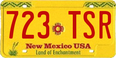 NM license plate 723TSR