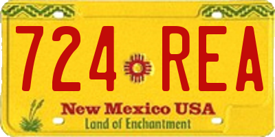 NM license plate 724REA