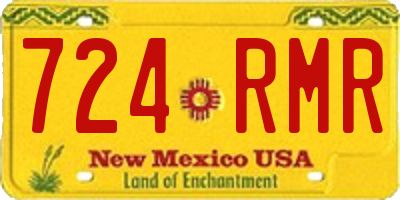 NM license plate 724RMR