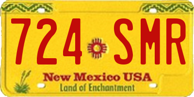 NM license plate 724SMR