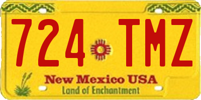 NM license plate 724TMZ