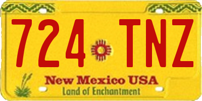 NM license plate 724TNZ