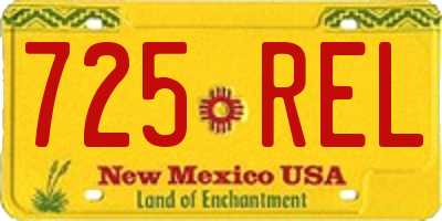 NM license plate 725REL