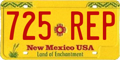 NM license plate 725REP