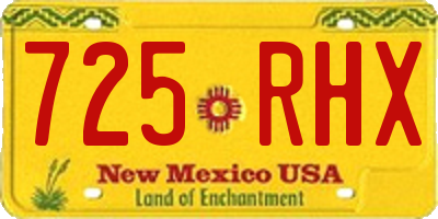 NM license plate 725RHX