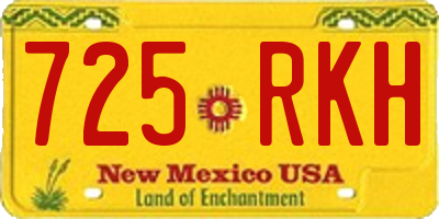 NM license plate 725RKH
